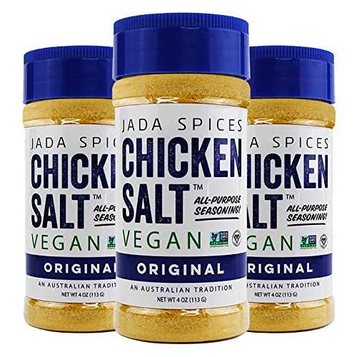 JADA Spices Chicken Salt Spice and Seasoning - Original Flavors 3 PACK - Vegan, Keto & Paleo Friendly - Perfect for Cooking, BBQ, Grilling, Rubs, Popcorn and more - Preservative & Additive Free JADA Spices Chicken画像