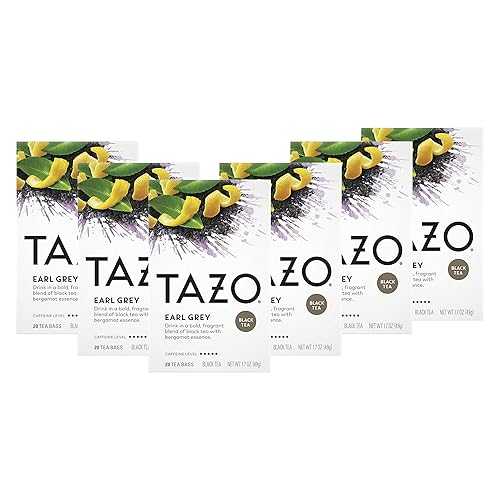 20? (6? ?), ? ??? ??, ?? ??, ? ???, ???? ? ?? ?, 20? ?? (6? ?) TAZO Tea Bags, Earl Grey, High Caffeine and Bold Flavor, 20 Tea Bags (Pack of 6)