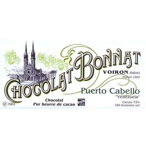 Bonnat Chocolate Bonnat Chocolatier French Chocolate - 100g/3.5oz (Single). (Puerto Cabello) 4,510円