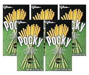 【5個入】グリコ ポッキー抹茶 70g×5本 スティックビスケット [ 5 Packs ] Glico Pocky Matcha Green Tea 70g x 5 Biscuit Stick