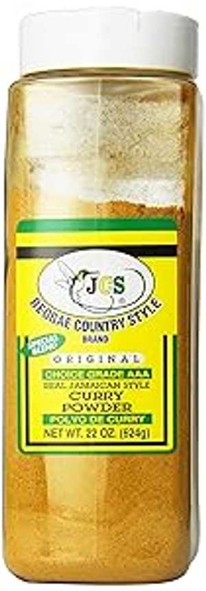Wuiil JCS Reggae Country Style Brand Real Jamaican Style Curry Powder 22 Oz (2 pack)
