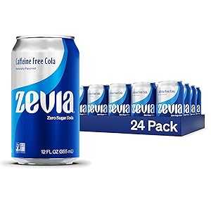 ??? ?? ??? ??, ??? ?? ??, 355ml (24? ?) Zevia Zero Sugar Soda, Caffeine Free Cola, 12 oz Cans (24-Pack) ? Naturally Sweetened, Zero Calorie Sugar Free Soda - Non-GMO Project Verified, Gluten-F