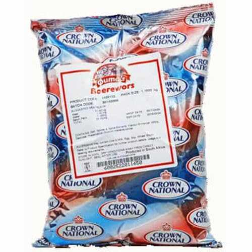 クラウン ナショナル オウマス ボアレワーズ シーズニング 2.43ポンド Crown National Oumas Boerewors Seasoning 2.43lbs