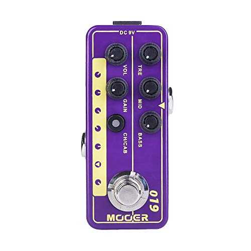 MOOER ギター デジタル マイクロ プリアンプ (019 UK Gold PLX) MOOER Guitar Digital Micro Preamp (019 UK Gold PLX)
