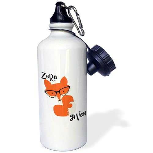 3dRose Zero Fox Given Water Bottle画像