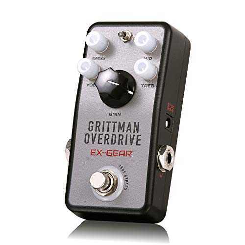 EX GEAR Grittman オーバードライブ ギター エフェクター ペダル EX GEAR Grittman Overdrive Guitar Effects Pedal