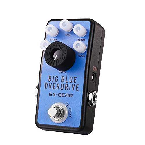 EX GEAR Big Blue Overdrive Electric Guitar Effects Pedal