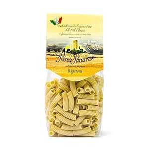 Pasta Panarese Premium Tuscan Rigatoni, 17.6 Oz | 500g