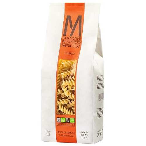 パスタ マンチーニ フジッリ 500 グラム Mancini Pastificio Agricolo Pasta Mancini Fusilli 500 Gram