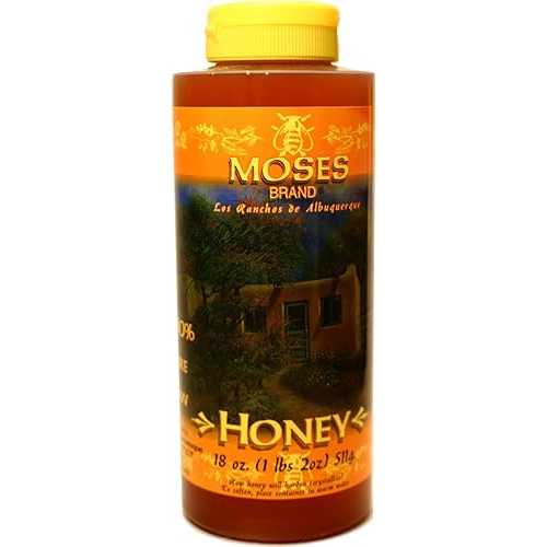 モーゼス生蜂蜜 ニューメキシコ産天然無濾過殺菌純粋蜂蜜 (18オンス) Moses Garden of Eat'n Moses Raw Honey Natural Unfiltered Unpasteurized Pure Honey from New Mexico (18 Ounce)画像