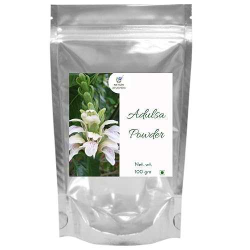 NXTGEN アーユルヴェーダ Adulsa パウダー | ヴァサカ | アドゥーサ | アダトダ ヴァシカ - 100G NXTGEN AYURVEDA Adulsa Powder | Vasaka | Adusa | Adhatoda Vasica - 100G