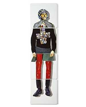 フットボールプレーヤー コースター 4枚セット FOOTBALL PLAYER Christian Lacroix Football Player Coasters, 4-Piece Set, FOOTBALL PLAYER