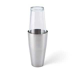 Houdini ボストン カクテル シェーカー、24 オンス、ステンレススチール/ガラス Houdini Boston Cocktail Shaker, 24 Ounce, Stainless Steel/Glass