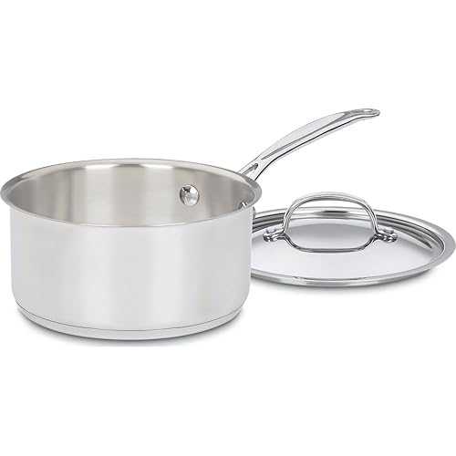 Cuisinart 719-18 シェフのクラシック ステンレス 2クォートソースパン カバー付き Cuisinart 719-18 Chef's Classic Stainless 2-Quart Saucepan with Cover