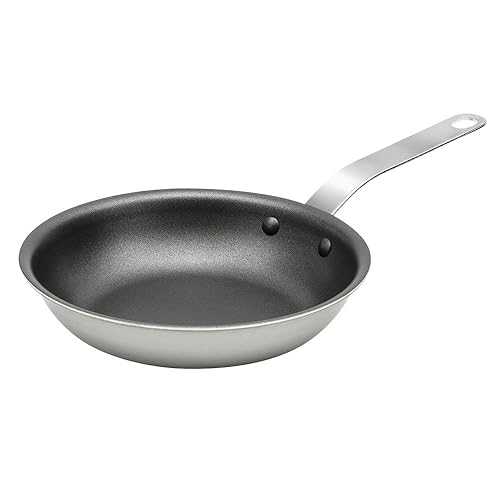Vollrath トリビュート スチール写真厚地の外套 x3 8 in フライパン、虎でき事 手持ち部分付き添い人。 Vollrath Tribute SteelCoat x3 8\" Fry Pan w/ TriVent Hndl."
