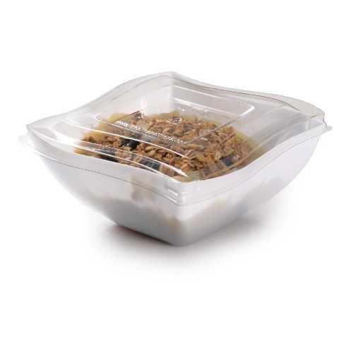 Fineline 設定 Wavetrends クリア フラット リッド ペット 16 オンス用 ボウル120個 Fineline Settings Wavetrends Clear Flat Lid Pet For 16 oz. Bowl 120 Pieces