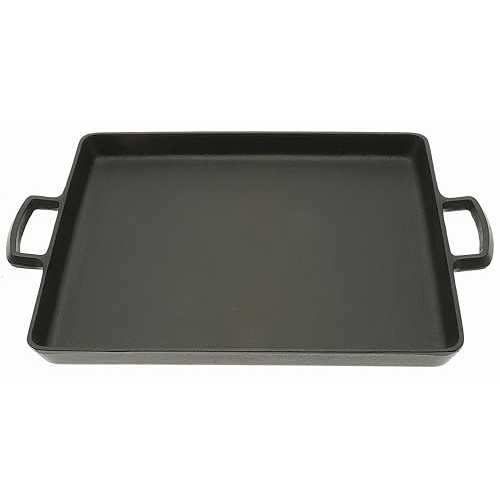 岩鋳 鉄グリドル・鉄板鍋 黒いこと Iwachu Cast Iron Griddle and Teppanyaki Pan, Black