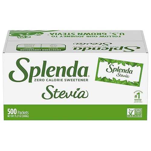 ???? ???? ?? ??? ???, ??? ?? ?? ?? ??, ?? ??, 500? (1? ?) SPLENDA Stevia Zero Calorie Sweetener, Plant Based Sugar Substitute Granulated Powder, Single Serve Packets, 500 Count (Pac 11,316円
