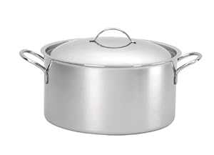 De Buyer Professional 20 cm Stainless Steel Priority Stewpan with Two Handles and Lid 3694.20｜Glomarket