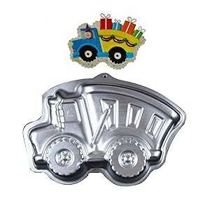 WOTOY 13 inch 3D Truck Aluminum Cake Baking Pan Mold