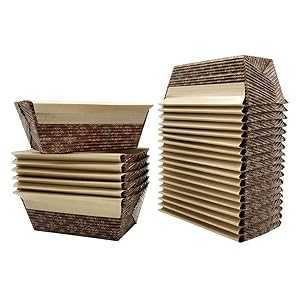 Kitchen Supply ペーパーベーキングミニローフパン、4 x 2 x 2 インチ、25 個セット KITCHEN SUPPLY WHOLESALE Paper Baking Mini Loaf Pan by Kitchen Supply, 4 x 2 x 2 inch, Set of 25
