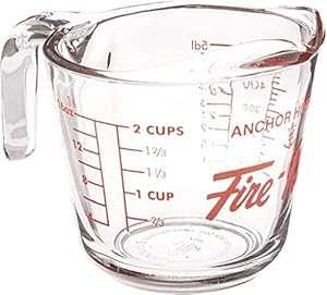 アンカーホッキング ファイヤーキング 16 オンス ガラス計量カップ Anchor Hocking Fire-king 16 Oz Glass Measuring Cup