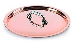 Mauviel Made In France M'Heritage Copper 150s 7-Inch Lid with Cast Stainless Steel Handle