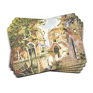 ピンパーネル ベネチアン シーン コレクション プレースマット - 4 個セット Pimpernel Venetian Scenes Collection Placemats - Set of 4
