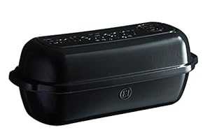 Emile Henry Italian Bread Loaf Baker | Charcoal