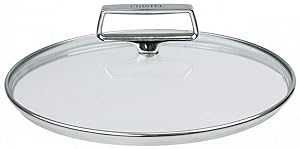 Cristel Castel'Pro Domed Glass Lids With Fixed Stainless Handle (9.5")|Glomarket