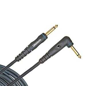 D\'Addario Accessories Planet Waves Custom Series Instrument Cable, Right Angle, 20 feet