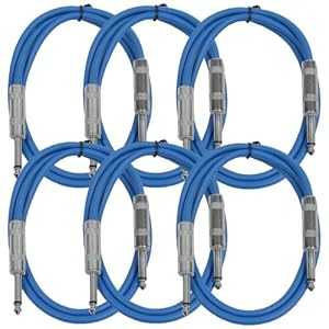 Seismic Audio Speakers Guitar Cables, TS 1?4\\\