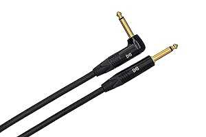 HOSA CGK Edge Guitar Cables - (10 Feet) (Black) (One Angled)