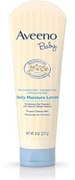 AVEENO ベビー デイリー モイスチャー ローション、無香料 8 オンス (5 パック) Pharmapacks AVEENO Baby Daily Moisture Lotion, Fragrance Free 8 oz (5 Pack)