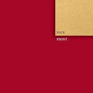 Jillson Roberts 6 Roll-Count Double-Sided Gift Wrap Available インチ 12 Color Combos, Red and Gold Kraft