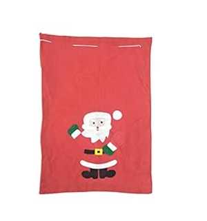FixtureDisplays 20X28 Christmas Gift Bag Reusable Non-Woven Fabric Santa Claus Present Bag 15021-SANTA-2D