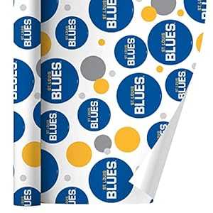 GRAPHICS & MORE NHL St. Louis Blues Logo Gift Wrap Wrapping Paper Roll