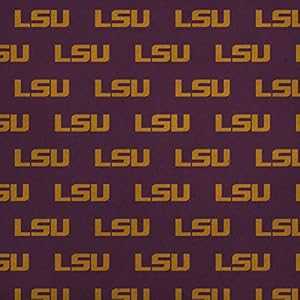 GRAPHICS \u0026 MORE LSU Logo on Purple Premium Kraft Roll Gift Wrap Wrapping Paper