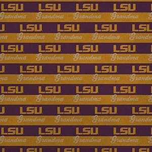 GRAPHICS \u0026 MORE LSU Grandma Premium Kraft Roll Gift Wrap Wrapping Paper