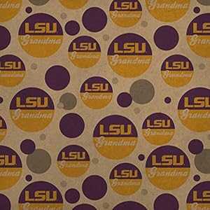 グラフィックと余分の物 LSU グランマ 割り増し金 手工芸品 差し上げ物 一巡り 荷作り紙一巻き GRAPHICS \u0026 MORE LSU Grandma Premium Kraft Gift Wrap Wrapping Paper Roll 文房具・事務用品-日用品雑貨・文房具・手芸-ギフトラッピング用品