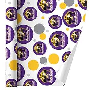 GRAPHICS \u0026 MORE Bayou Bengals Pentagon Gift Wrap Wrapping Paper Roll