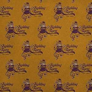 GRAPHICS \u0026 MORE Mike the Fighting Tiger LSU Premium Kraft Roll Gift Wrap Wrapping Paper
