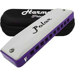 Harmo Polar Diatonic Harmonica Key of F - Harmonic Minor Tuning for Classical, Jazz, Gypsy, Oriental, Lounge and Tango Music, Mouth Organ With Case, Harmonica for Adults, Beginners & Professionals