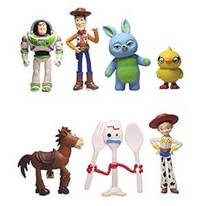 7 個トイストーリーケーキトッパーミニ置物カップケーキデコレーションかわいいプレミアムトイストーリーパーティー置物漫画アクションフィギュアトイストーリーパーティー用品 JOLLY 7 PCS Toy Story Cake Toppers mini Figurines Cupcake Decorations Cute P画像