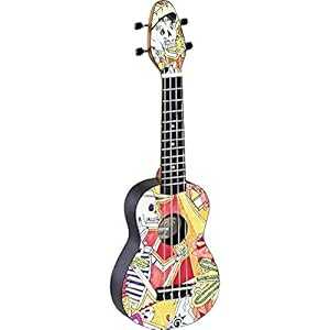Ortega K2-EM Keiki デザイナーシリーズ ソプラノウクレレ バッグとストラップ付き Ortega K2-EM Keiki Designer Series Soprano Ukulele w/Bag and Strap