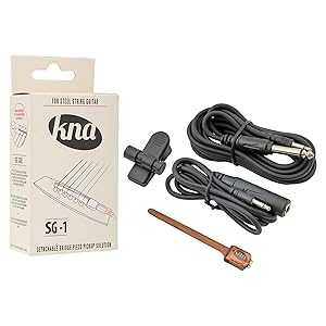 KNA SG-1 スチール弦アコースティックギター用ポータブルピエゾピックアップ KNA SG-1 Portable Piezo Pickup for Steel String Acoustic Guitar 20,156円