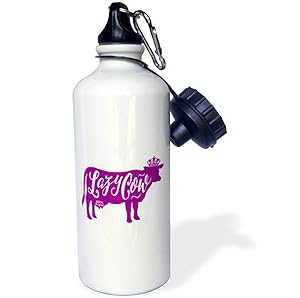 3dRose ウォーターボトル、21オンス、ホワイト 3dRose Water Bottle, 21oz, White