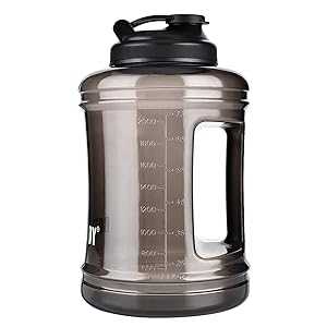 VENNERLI 2.5L Large Sports Water Bottle with Handle Half Gallon BPA Free Plastic Water Bottles Wide Mouth 83薬局衡オンス Reusable Gym Water Jug for Home Drinking Outdoor Sports Hiking Fitness
