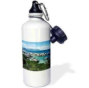 3dRose ウォーターボトル、21オンス、ホワイト 3dRose Water Bottle, 21oz, White