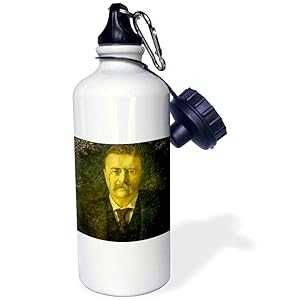 3dRose ウォーターボトル、21オンス、ホワイト 3dRose Water Bottle, 21oz, White